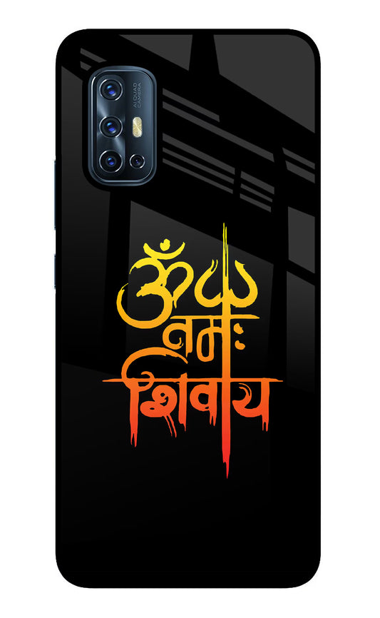 Om Namah Shivay Vivo V17 Glass Case