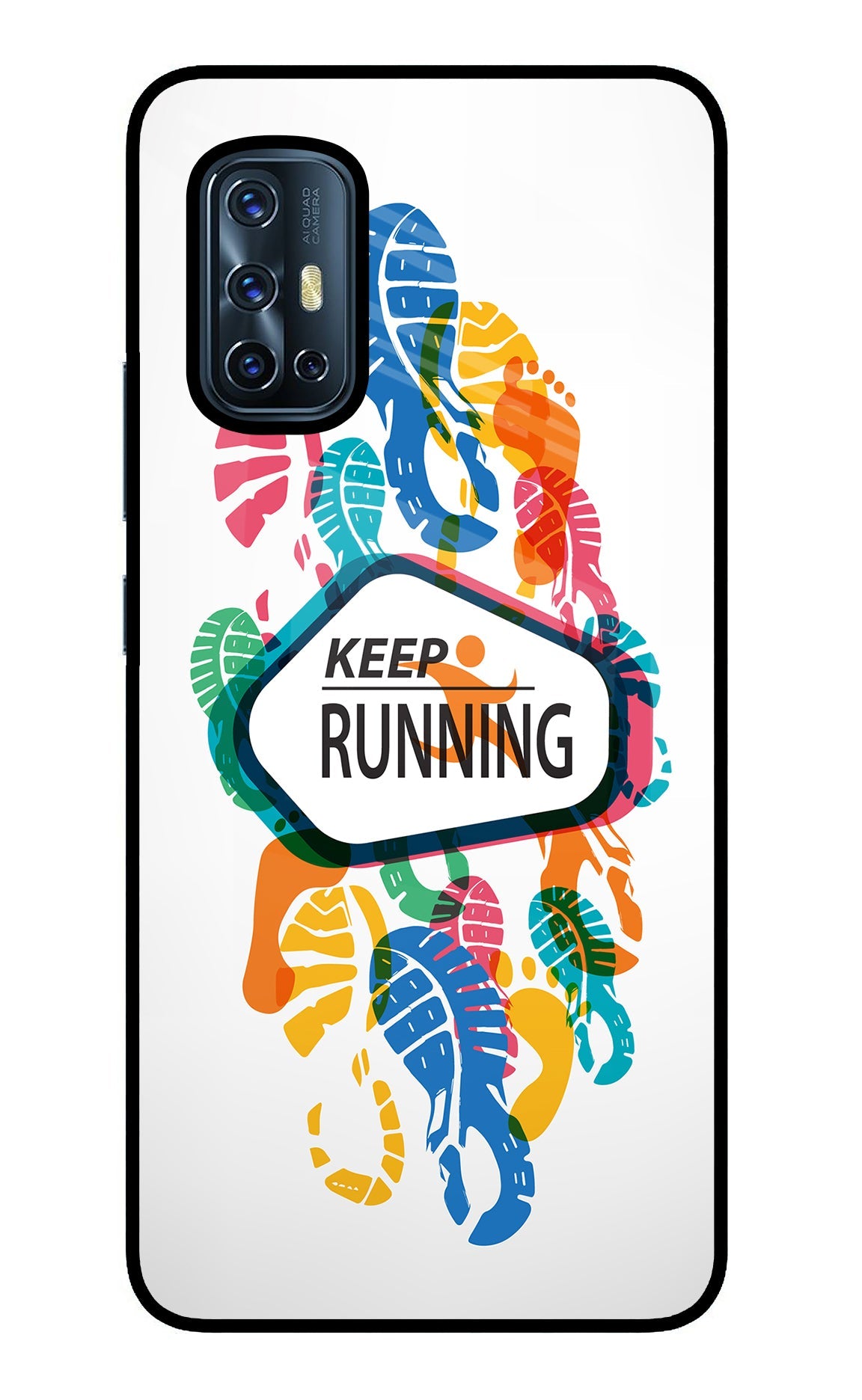 Keep Running Vivo V17 Back Cover