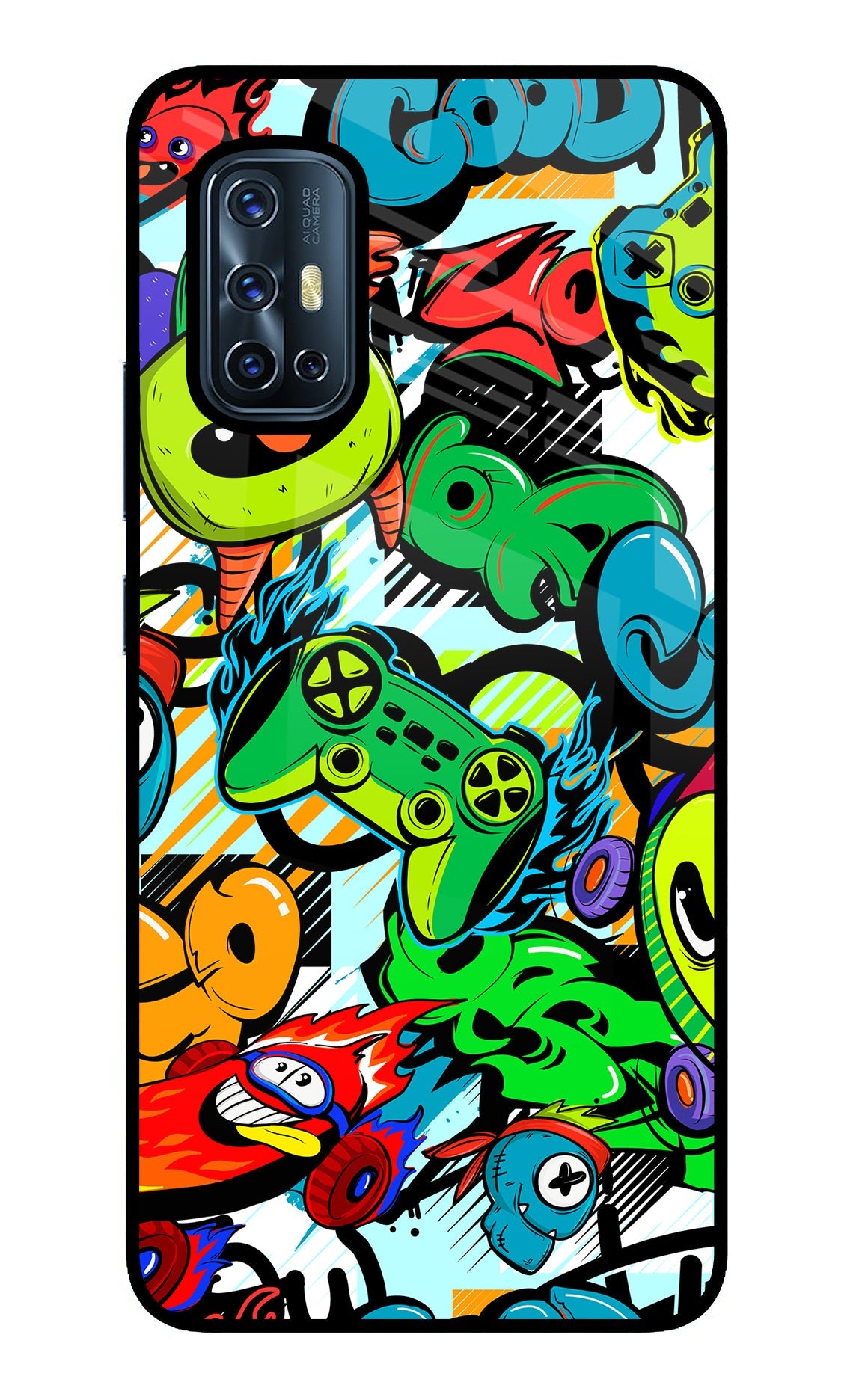 Game Doodle Vivo V17 Back Cover