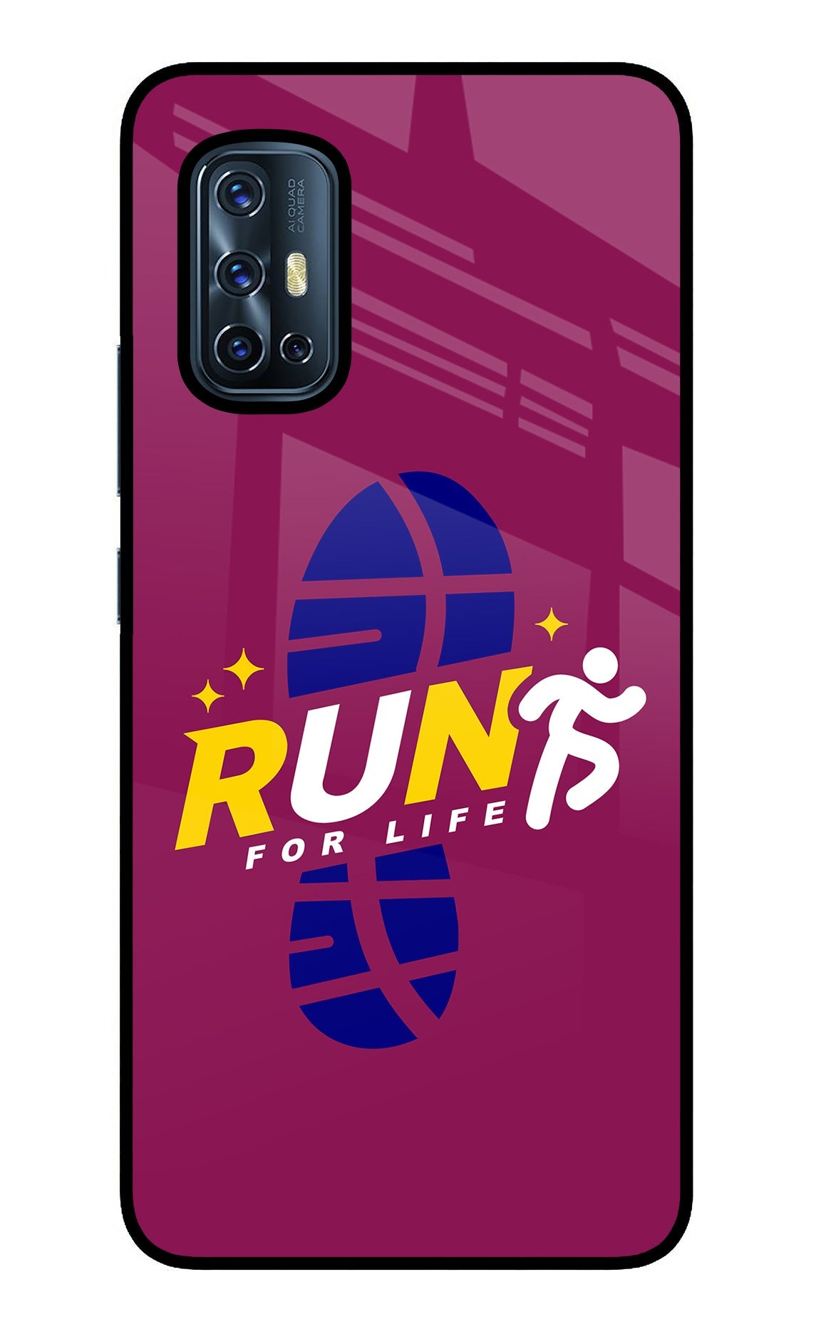 Run for Life Vivo V17 Back Cover