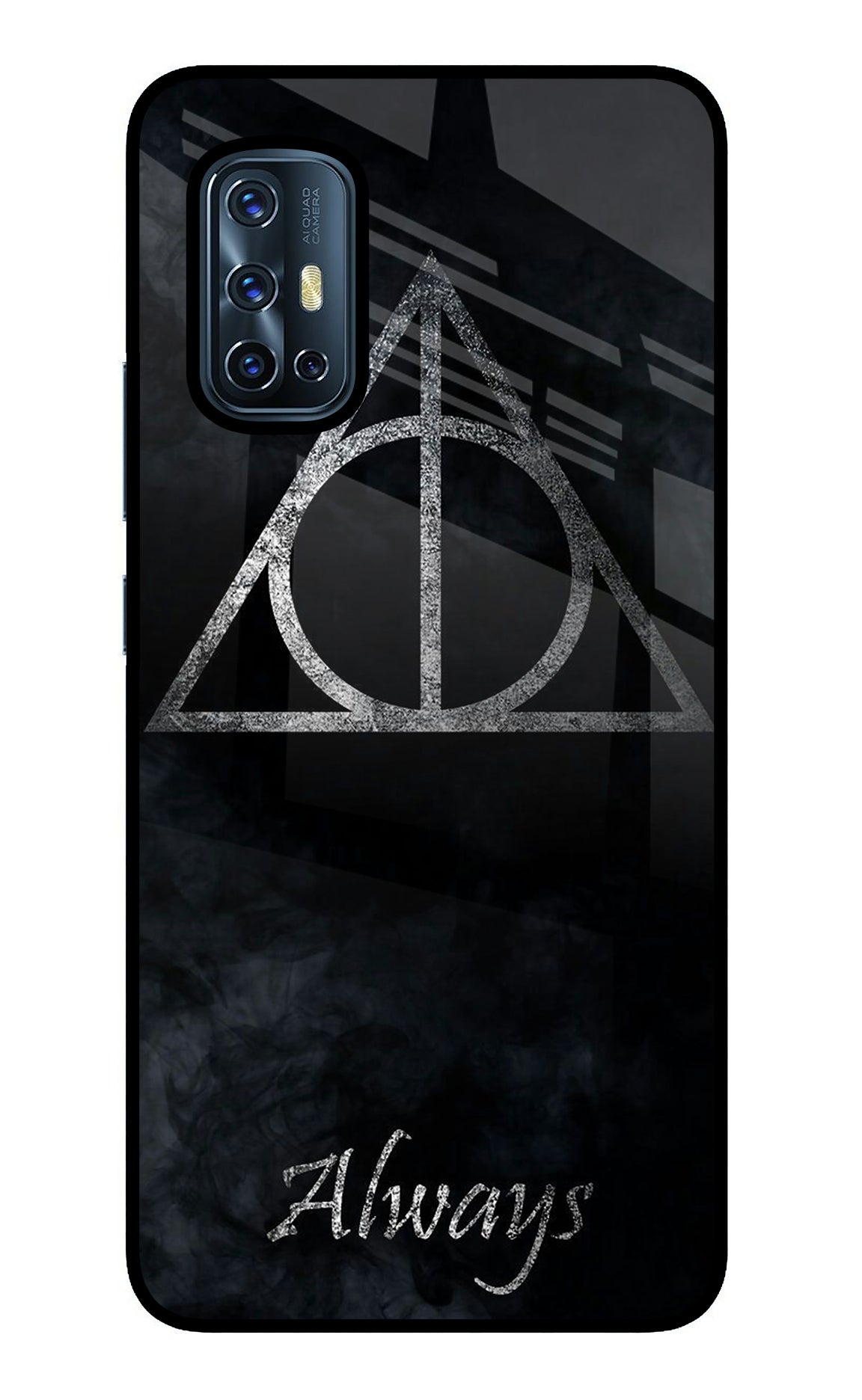 Deathly Hallows Vivo V17 Glass Case