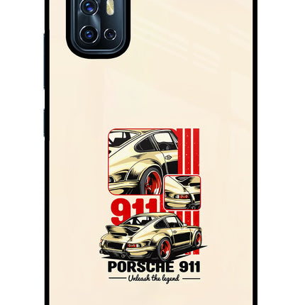 Classic Porsche 911 Vivo V17 Glass Case