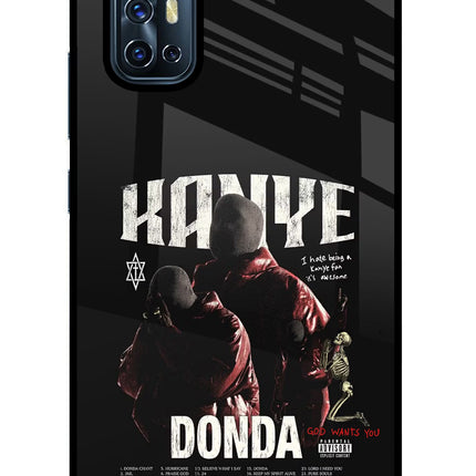Donda Kanye West Vivo V17 Glass Case