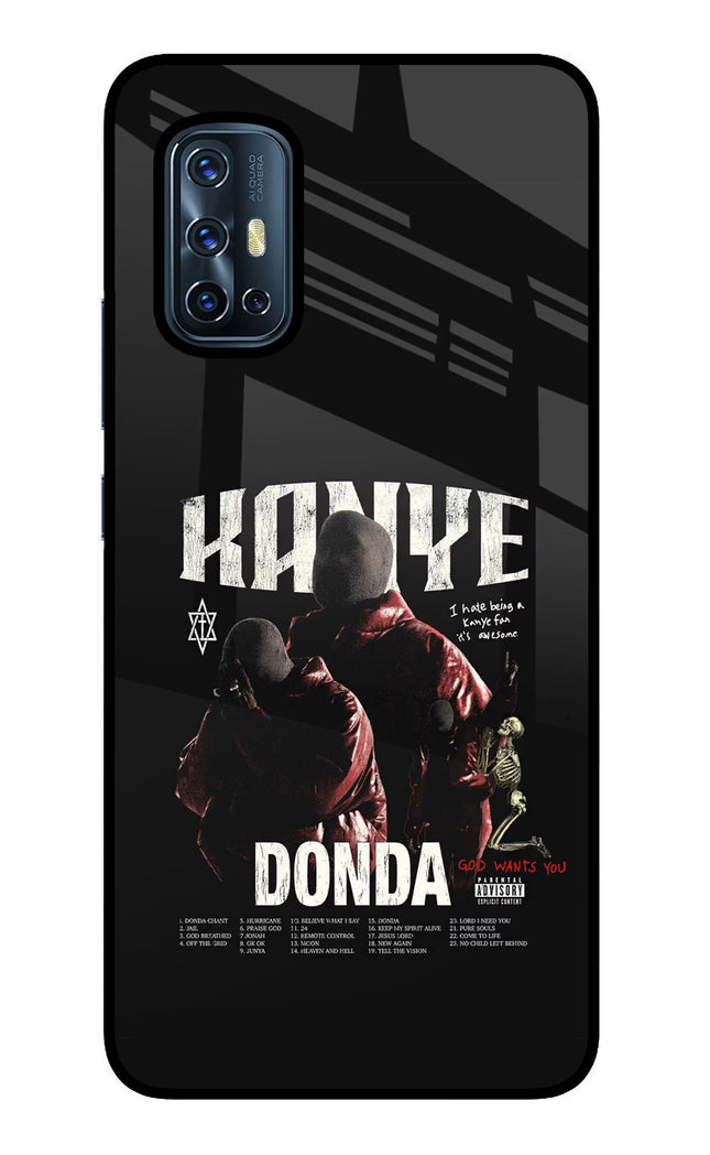 Donda Kanye West Vivo V17 Glass Case