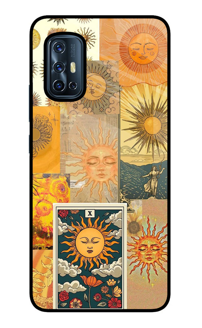 Sun Vivo V17 Glass Case Back Cover by Casekaro