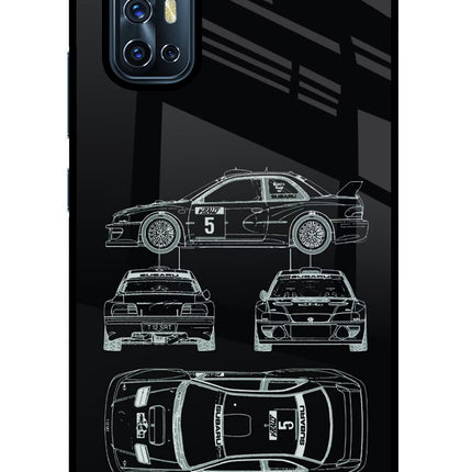 WRC'99 Vivo V17 Glass Case