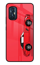 Red Velocity Vivo V17 Glass Case