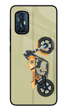 Vertical Speedster Vivo V17 Glass Case