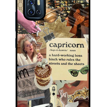 Capricorn Zodiac Vivo V17 Glass Case