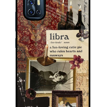 Libra Zodiac Vivo V17 Glass Case