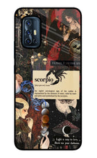 Scorpio Zodiac Vivo V17 Glass Case