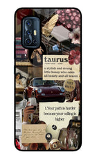 Taurus Zodiac Vivo V17 Glass Case