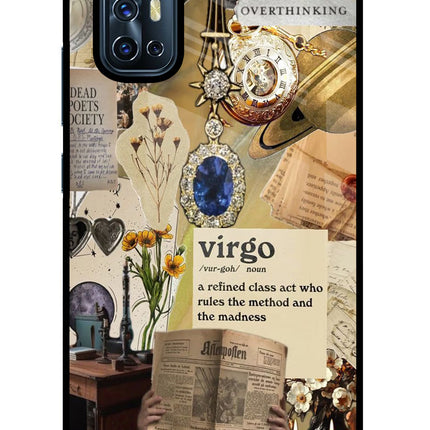 Virgo Zodiac Vivo V17 Glass Case