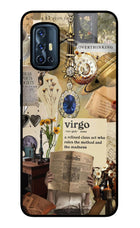 Virgo Zodiac Vivo V17 Glass Case