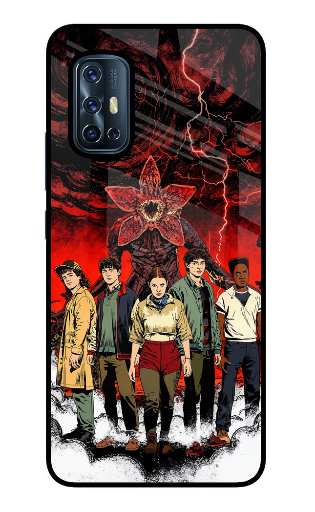 Ordinary Things Characters Vivo V17 Glass Case