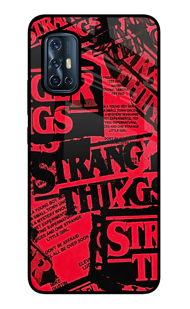 Ordinary Things Vivo V17 Glass Case Back Cover by Casekaro