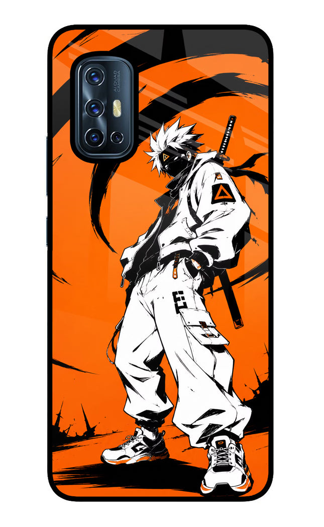Street Samurai  Vivo V17 Glass Case