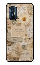 Vintage case Vivo V17 Glass Case