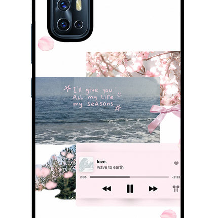 Wave to earth Vivo V17 Glass Case