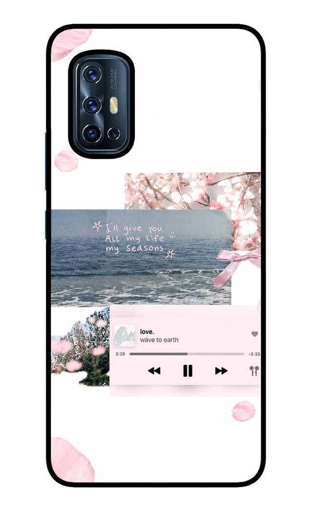 Wave to earth Vivo V17 Glass Case