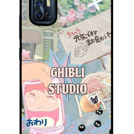 Studio Ghibli Vivo V17 Glass Case