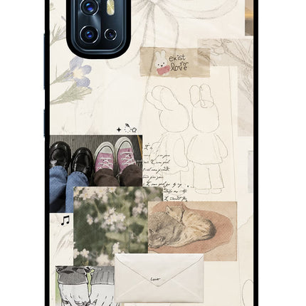 Soft Aesthetic Vivo V17 Glass Case
