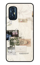 Soft Aesthetic Vivo V17 Glass Case