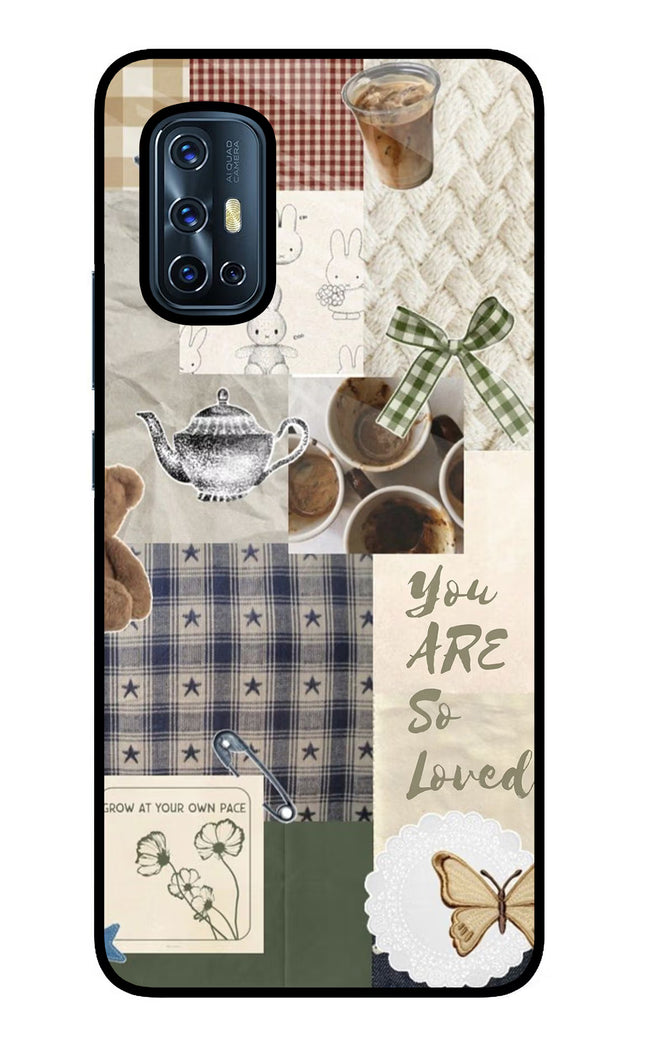 Cookie Vivo V17 Glass Case