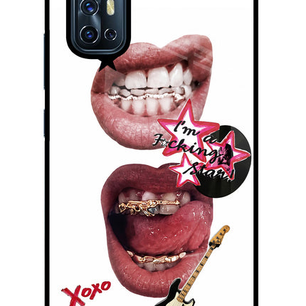 Rockstar Vivo V17 Glass Case