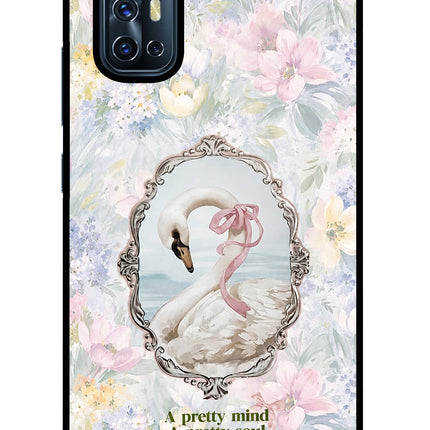 Pretty Mind Pretty Soul Vivo V17 Glass Case
