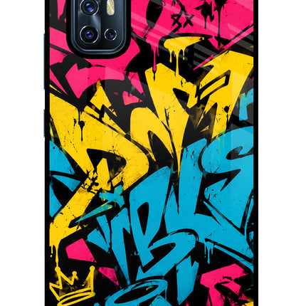 Graffiti Vibe Vivo V17 Glass Case