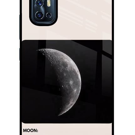 Moon Phase Vivo V17 Glass Case