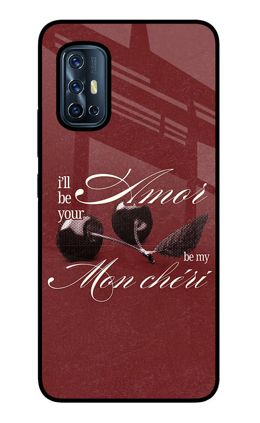 Velvet Cherry Vivo V17 Glass Case