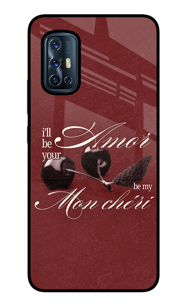Velvet Cherry Vivo V17 Glass Case