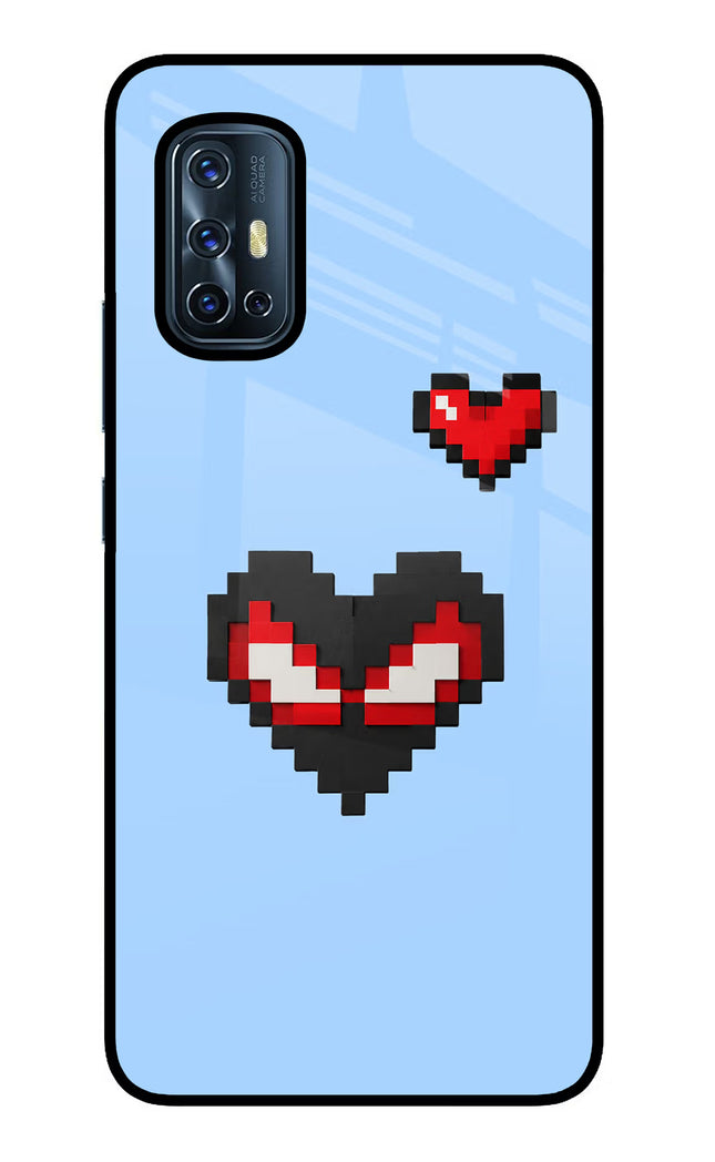 Peter Heart Vivo V17 Glass Case