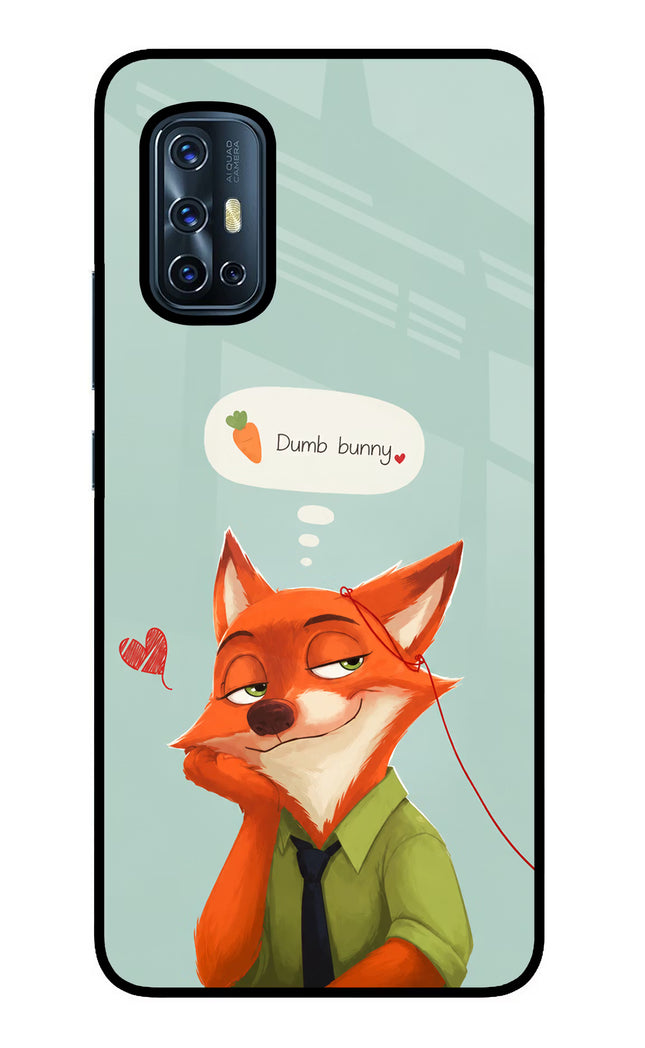 Nick Charm Vivo V17 Glass Case