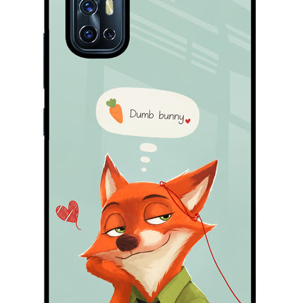 Nick Charm Vivo V17 Glass Case Back Cover by Casekaro