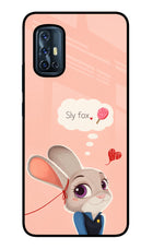 Judy Charm Vivo V17 Glass Case