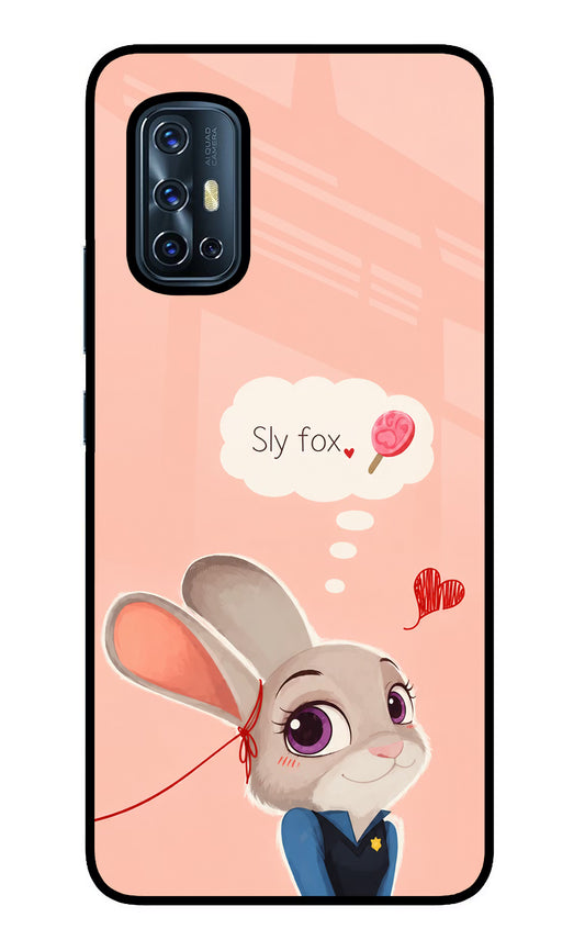 Judy Charm Vivo V17 Glass Case