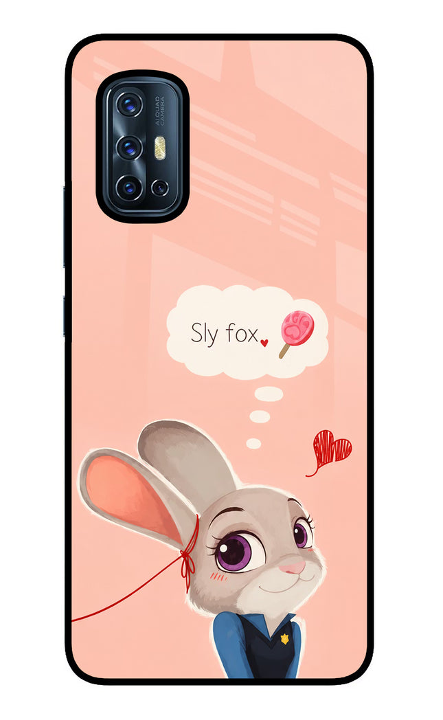 Judy Charm Vivo V17 Glass Case