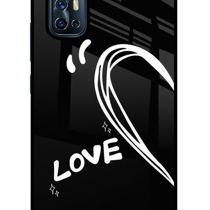 Love Line Vivo V17 Glass Case