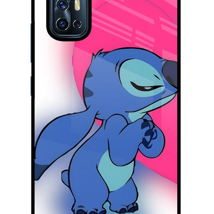 Stitch Hug Vivo V17 Glass Case
