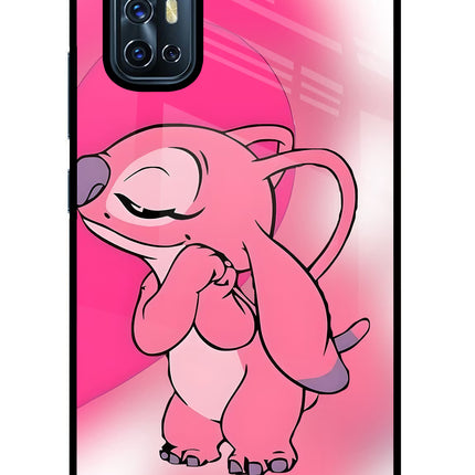 Angel Hug Vivo V17 Glass Case Back Cover by Casekaro