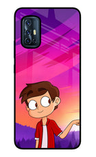 Marco Sunset Vivo V17 Glass Case