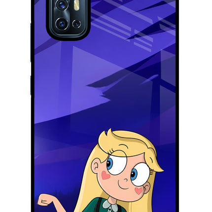 Star Glow Vivo V17 Glass Case