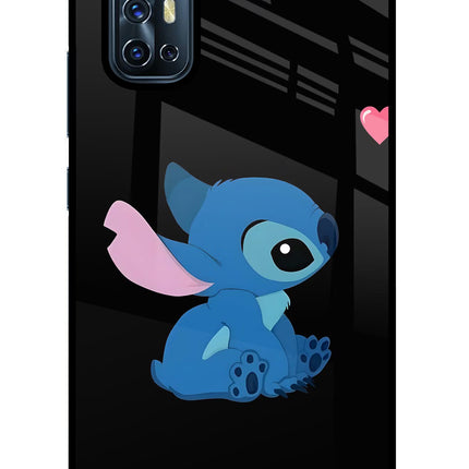 Stitch Crush Vivo V17 Glass Case