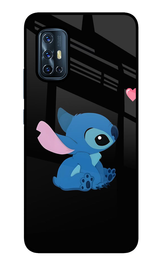 Stitch Crush Vivo V17 Glass Case