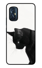 Shadow Gaze Vivo V17 Glass Case