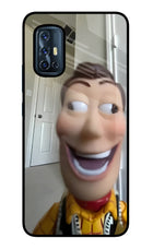 Side Eye Woody Vivo V17 Glass Case