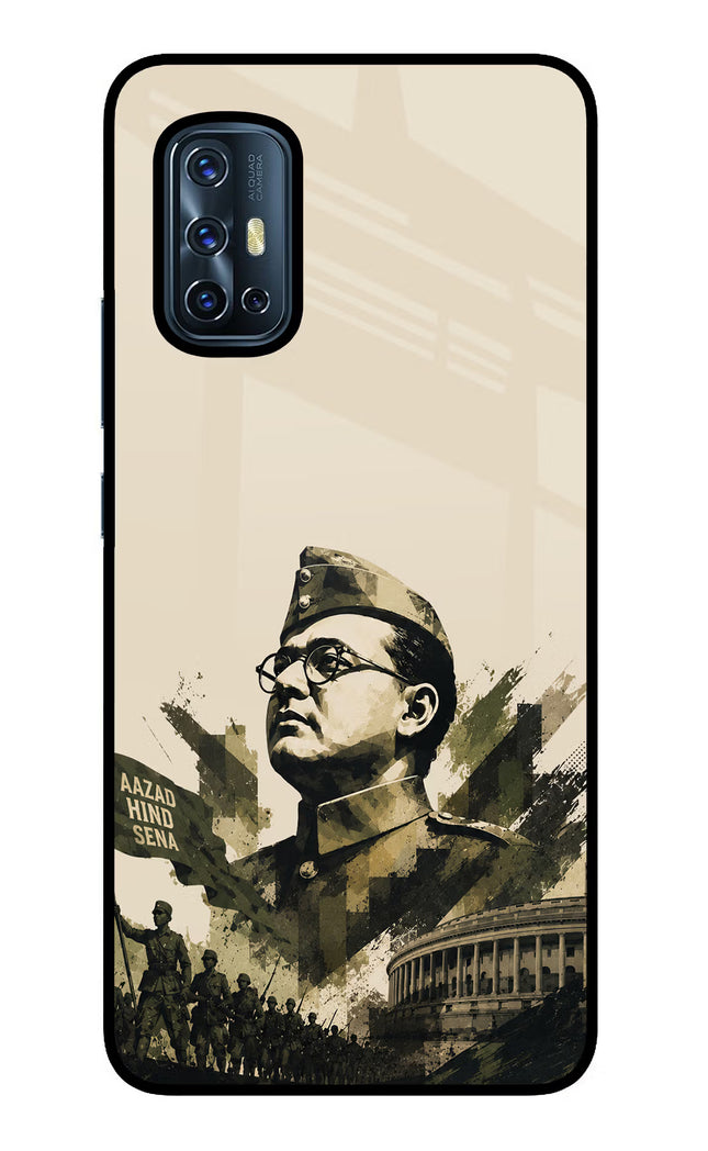 Netaji Rising Vivo V17 Glass Case